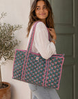 Pink Oasis Large Tote