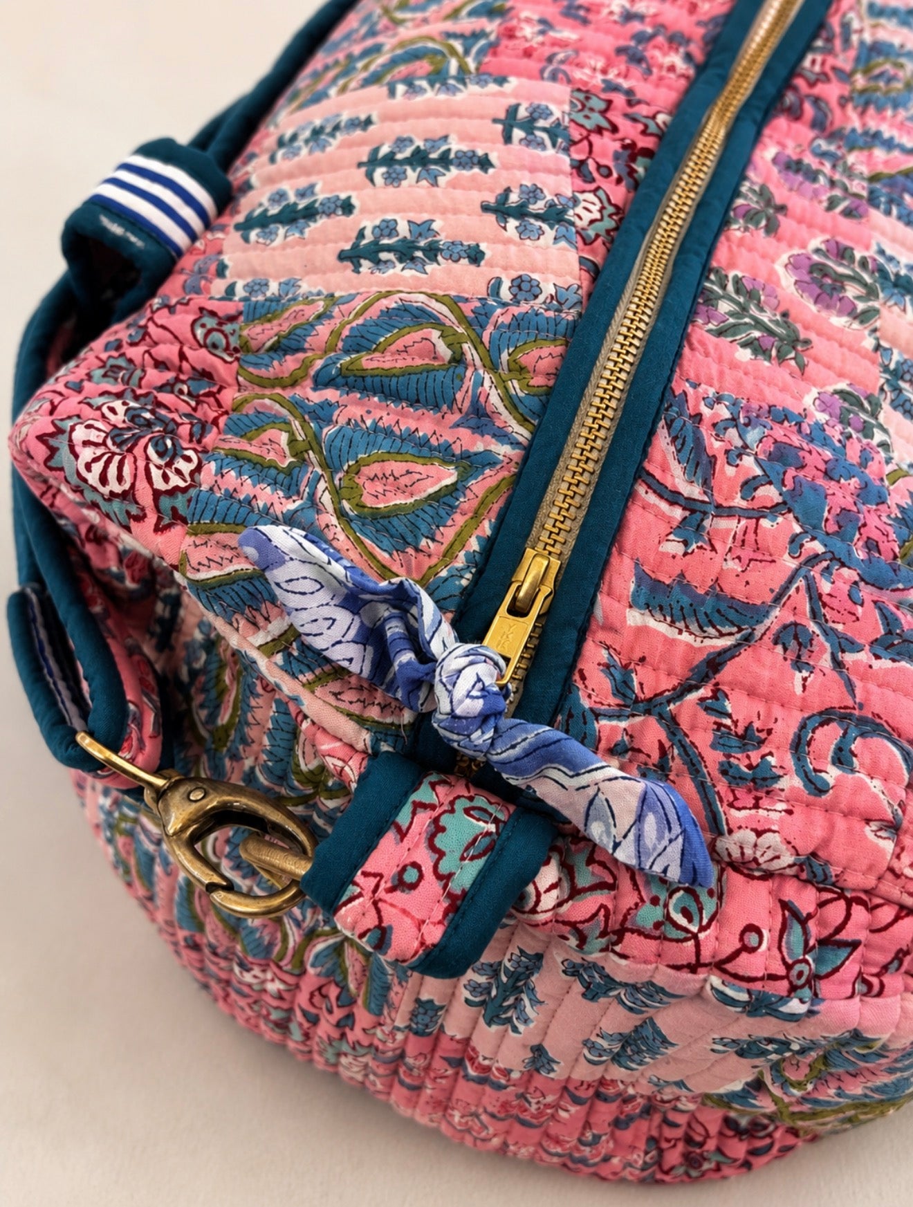 Pink Patchwork Weekender