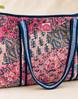 Pink Patchwork Large Tote