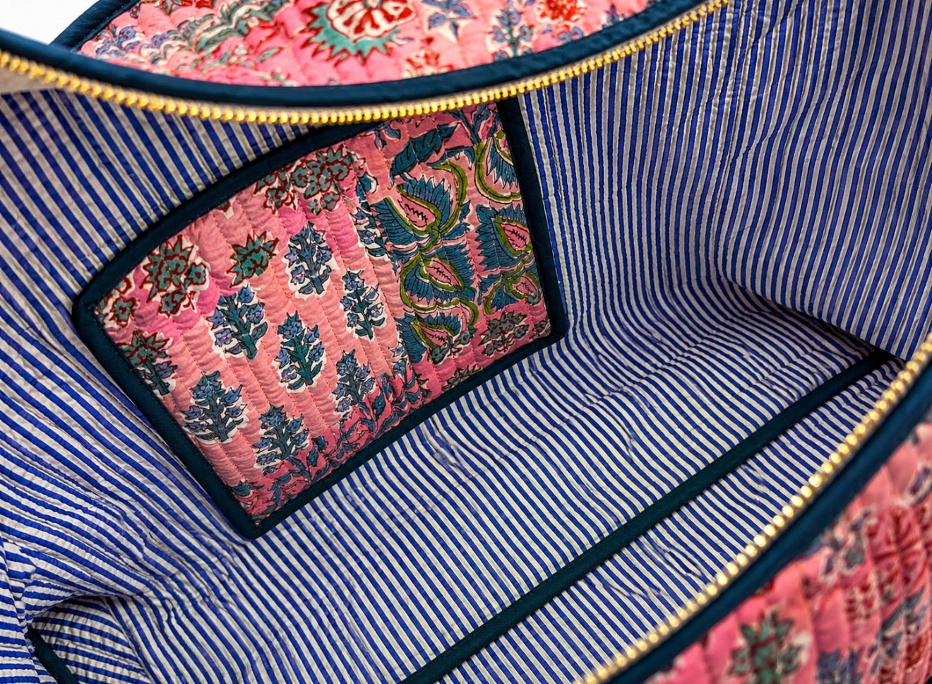 Pink Patchwork Large Tote
