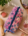 Pink Patchwork Washbag Set