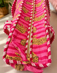 Pink Cheetah Large Tote