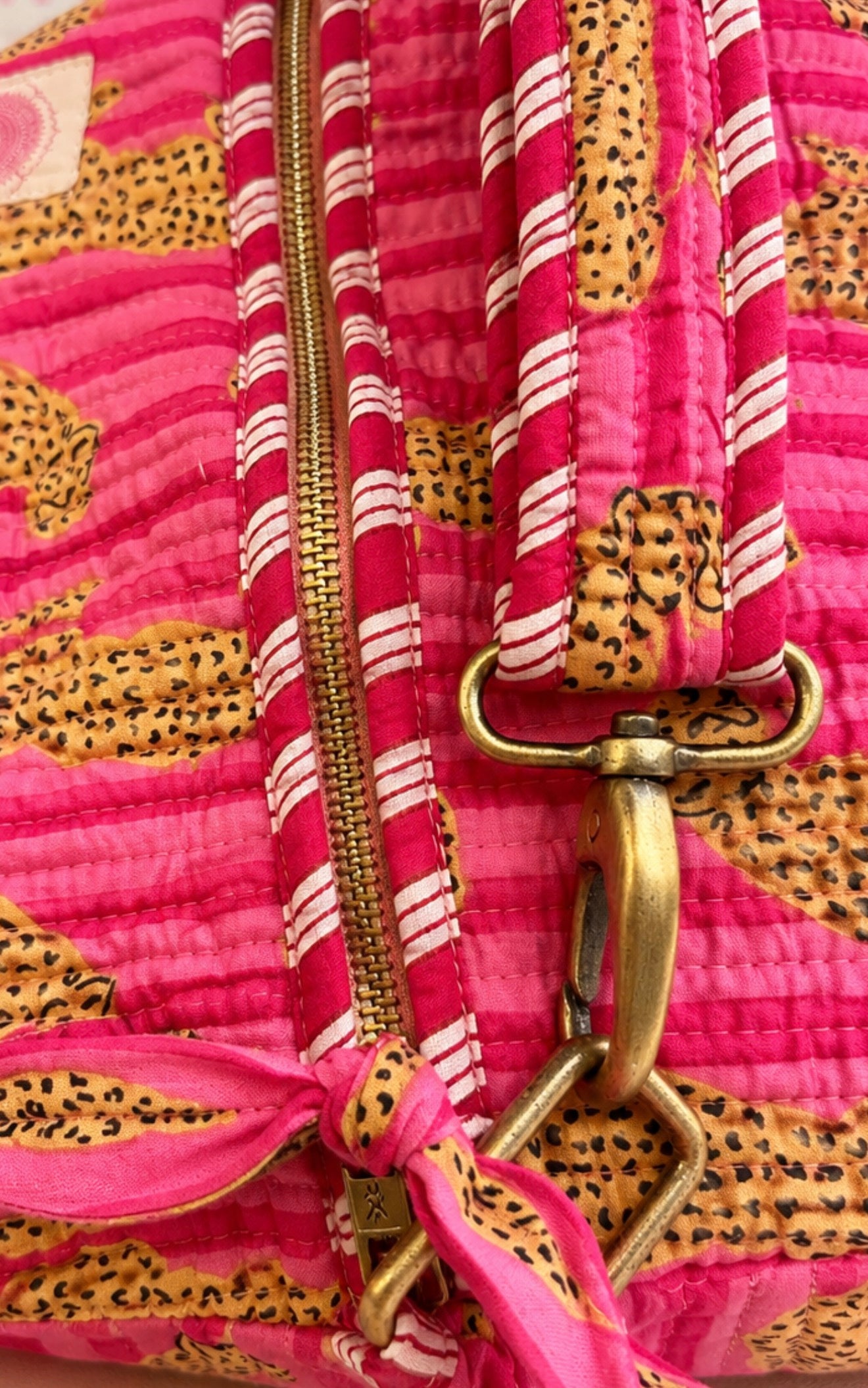 Pink Cheetah Weekender