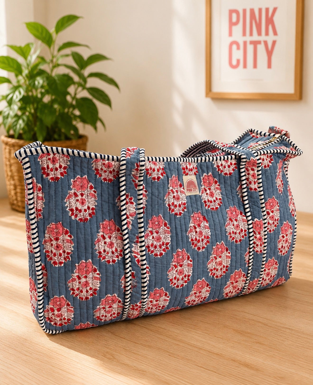 Blue Boota Large Tote