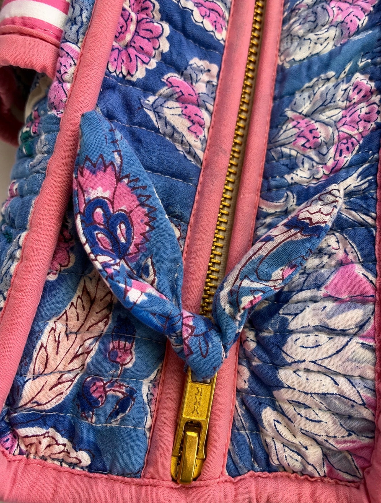 Blue Patchwork Large Tote
