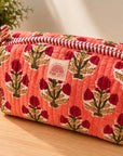 Peach Boota Washbag Set