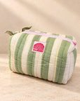 Matcha Stripe Set of Three Wash bags
