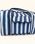 Navy Stripe Weekend Bag