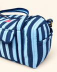 Navy Stripe Weekend Bag