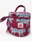 The Burgundy Tiger | Vanity Bag