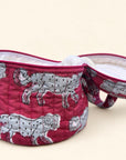 The Burgundy Tiger | Vanity Bag