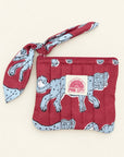 The Burgundy Tiger Coin Pouch