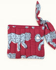 The Burgundy Tiger Coin Pouch