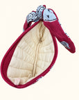 The Burgundy Tiger Coin Pouch