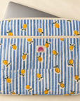 The Lemon Stripe Laptop Case