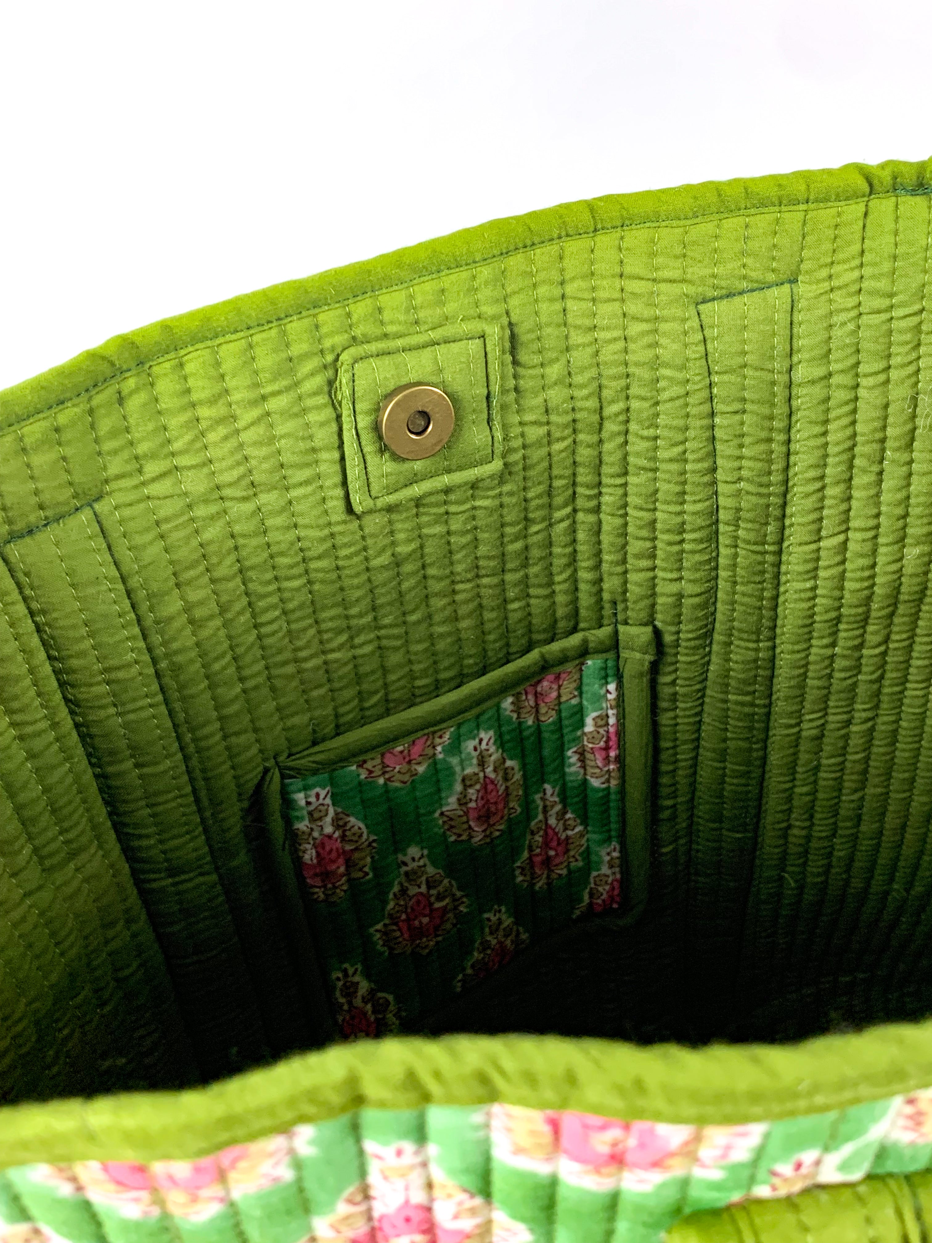 Olive Bloom Standard Tote