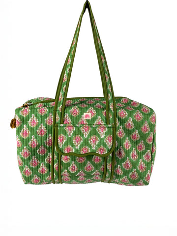Olive Bloom Weekend Bag