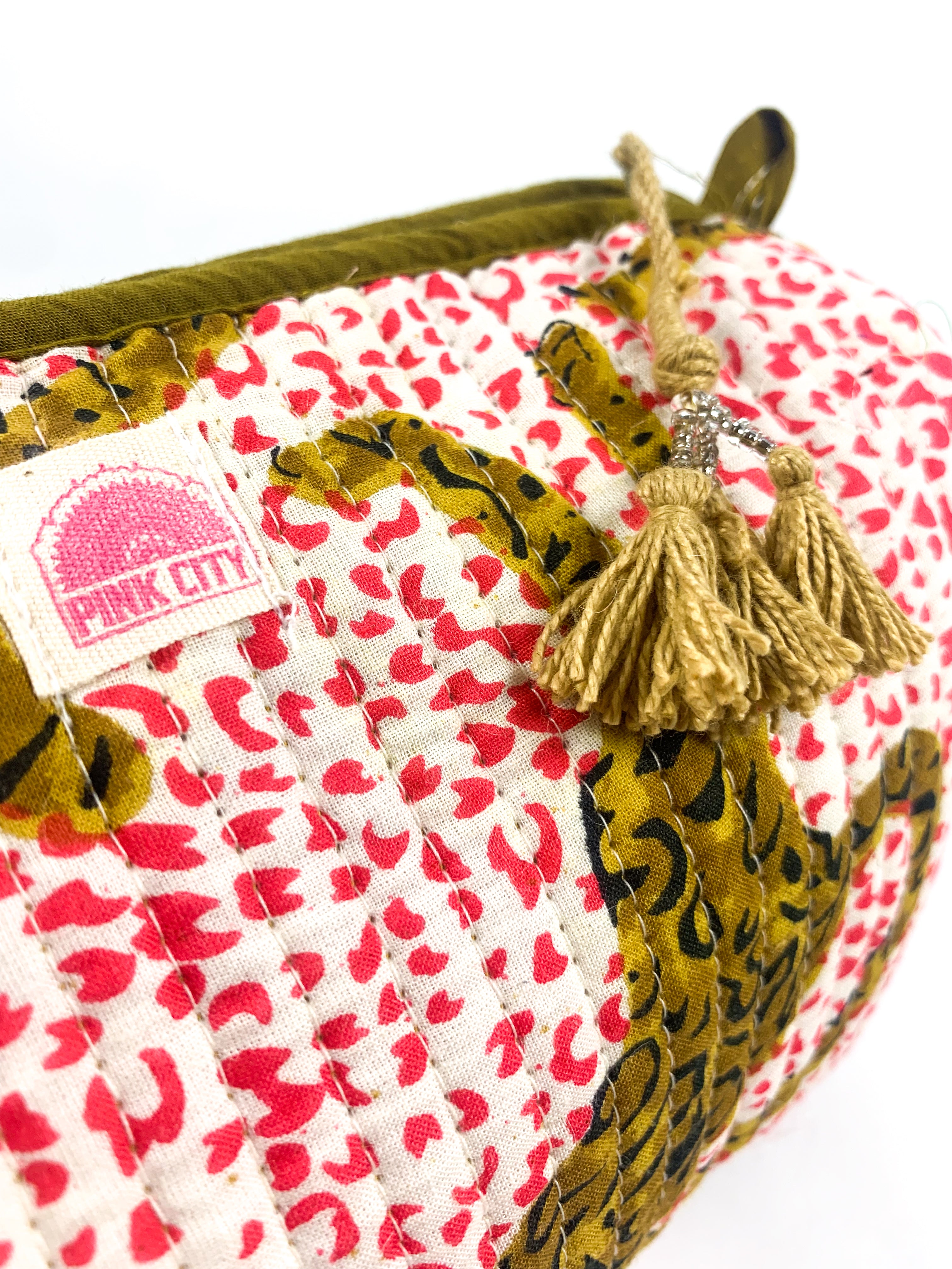 Red Spot Leopord Set Of 3 Washbags