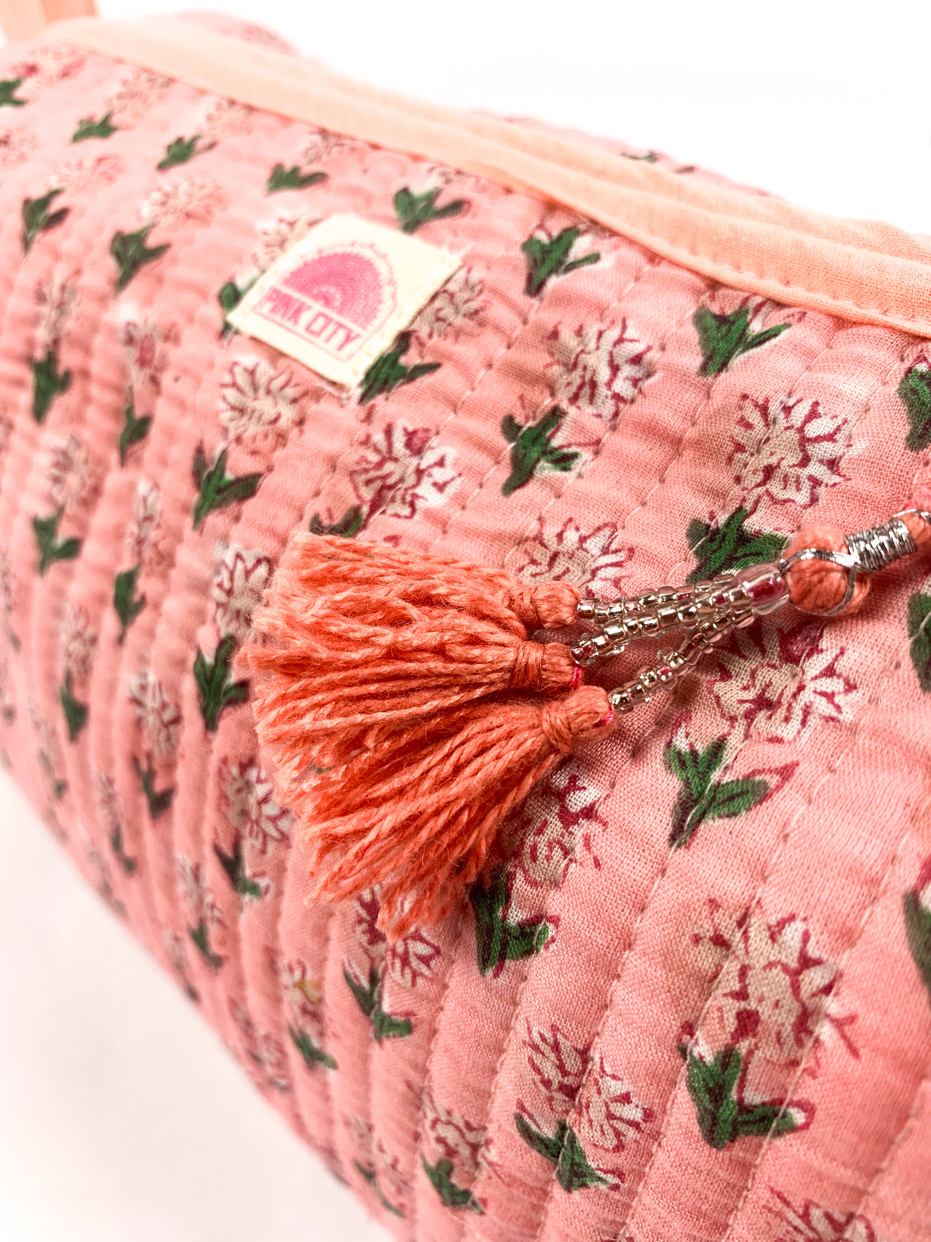 Pink Mini Flower Set of 3 Washbags