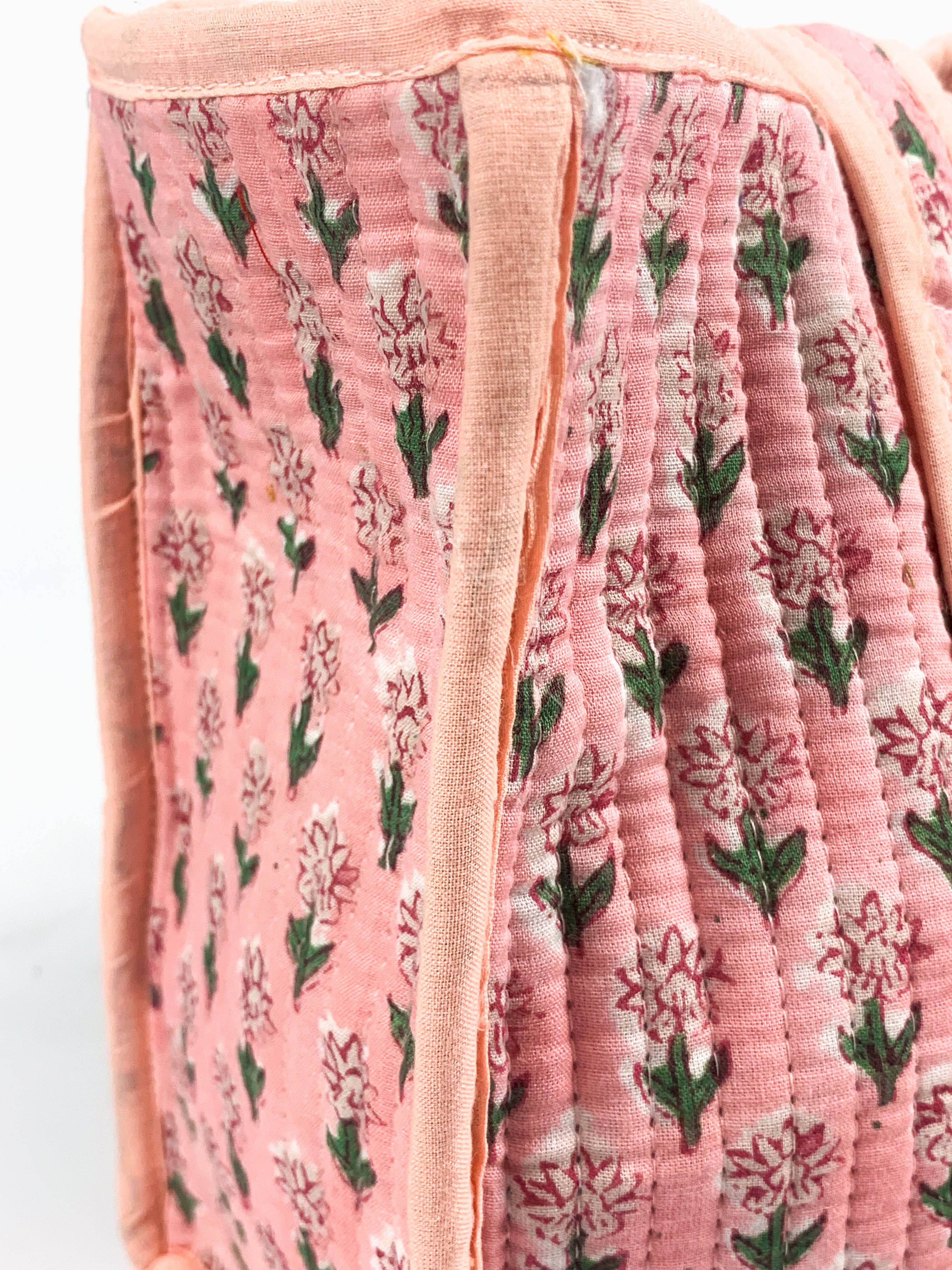 Pink Mini Flower Midi Tote