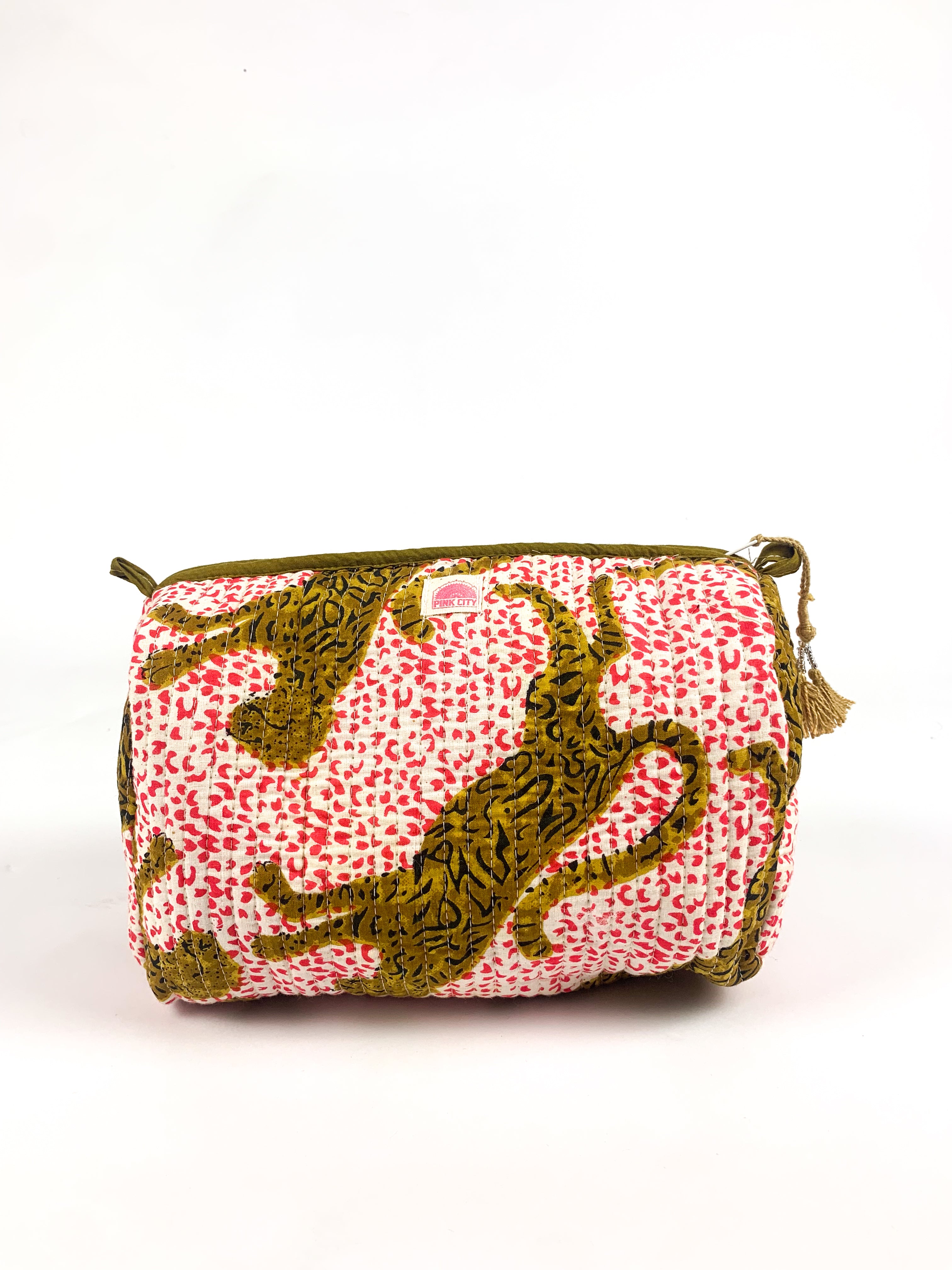 Red Spot Leopord Set Of 3 Washbags