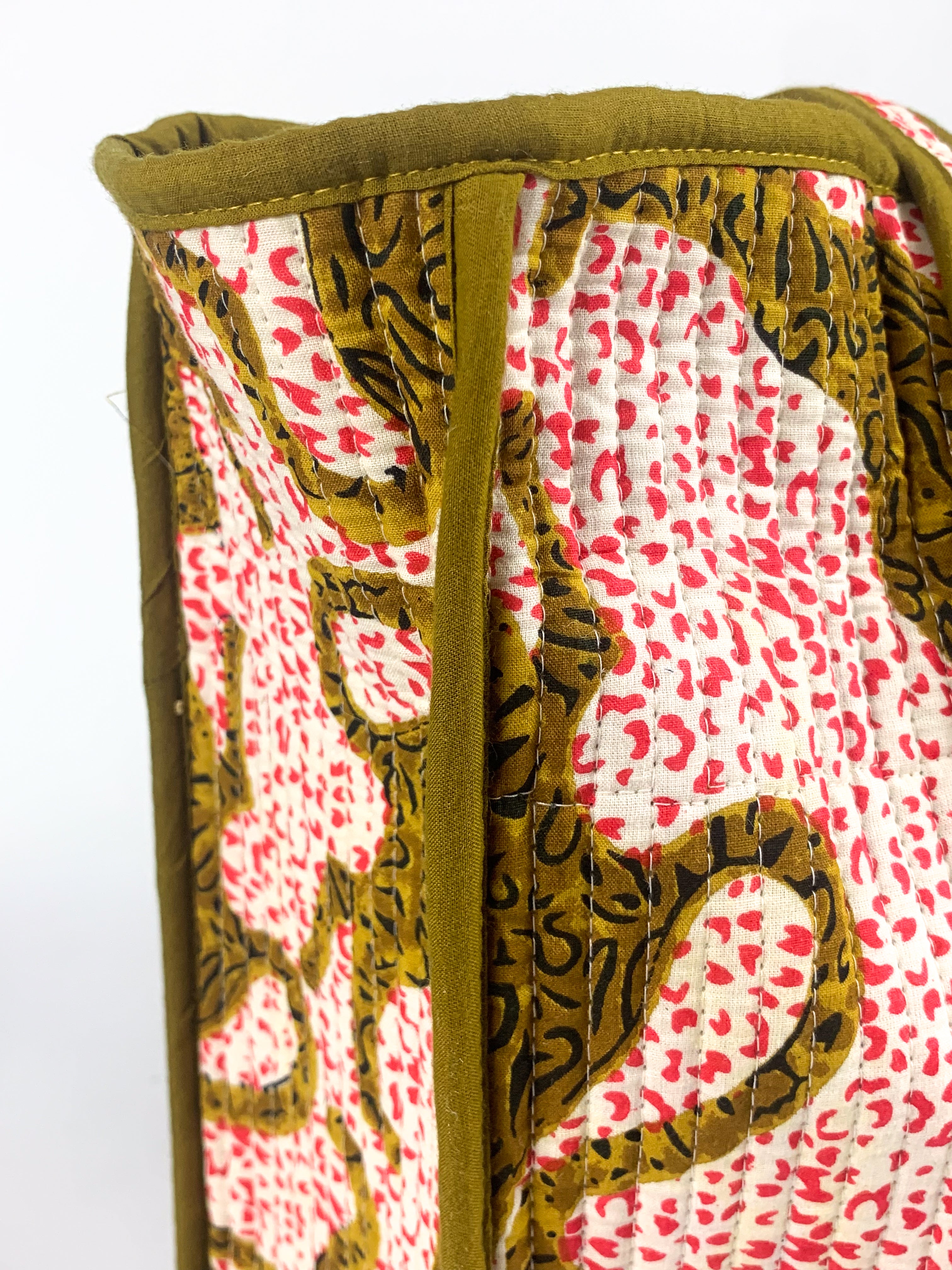 Red Spot Leopard Tote