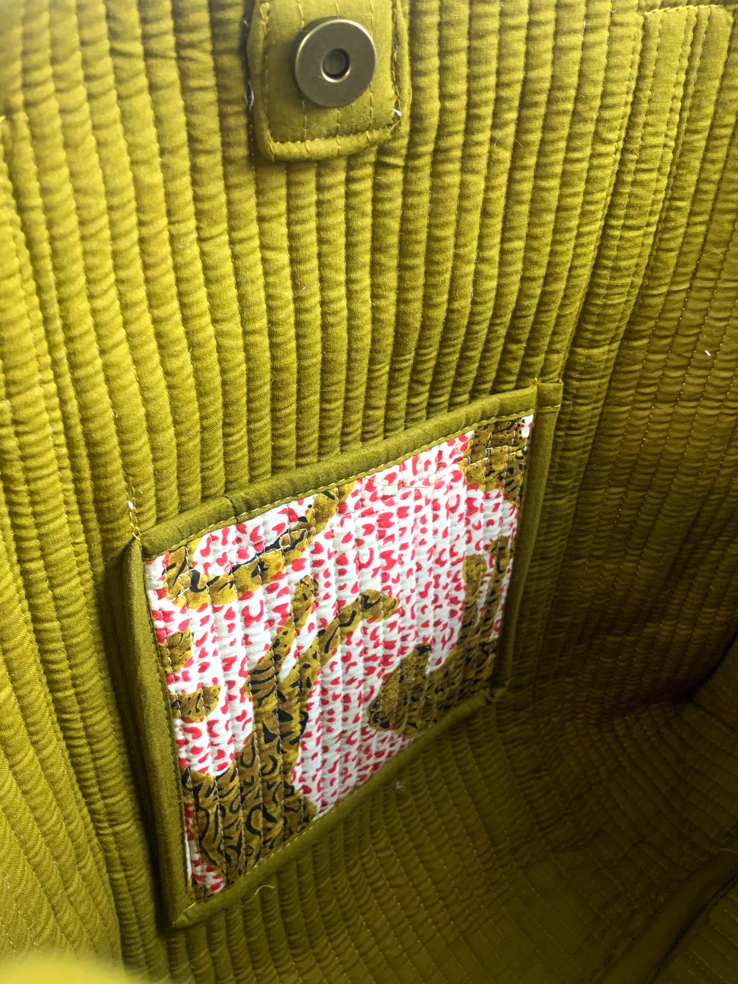 Red Spot Leopard Tote