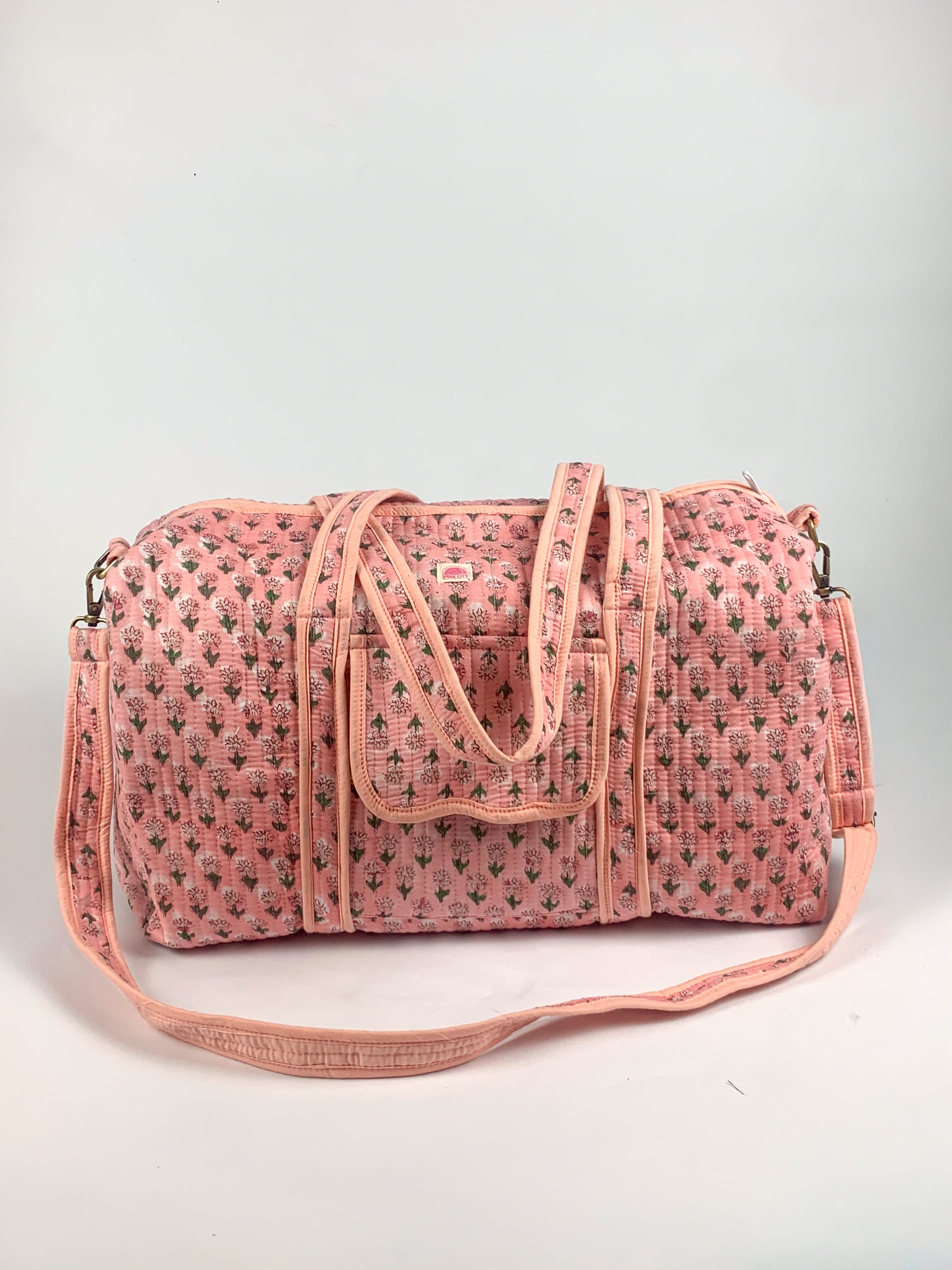 Pink Mini Flower Weekend Bag