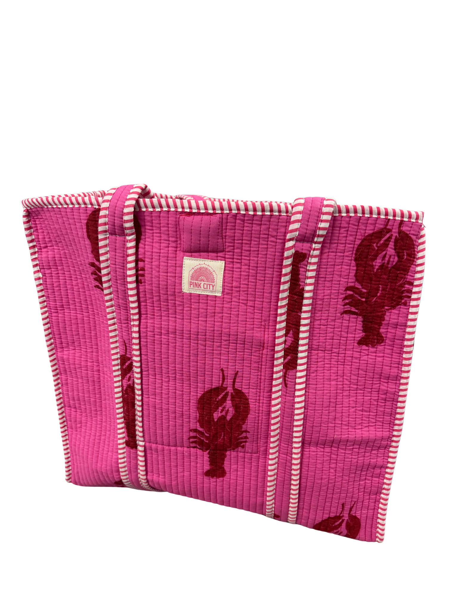 Pink Lobster Tote Bag