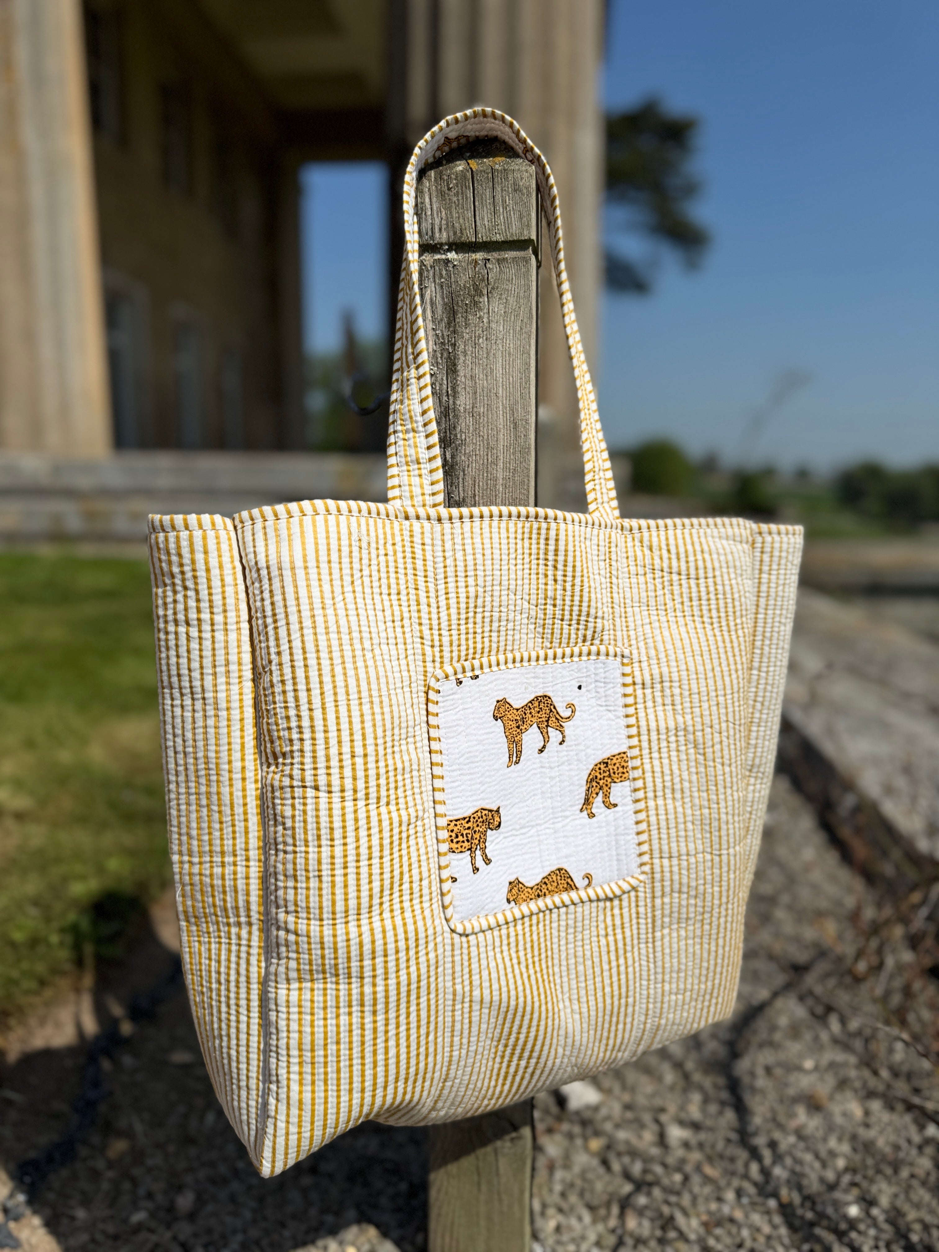 Leopard Luxe Reversible Tote image 1
