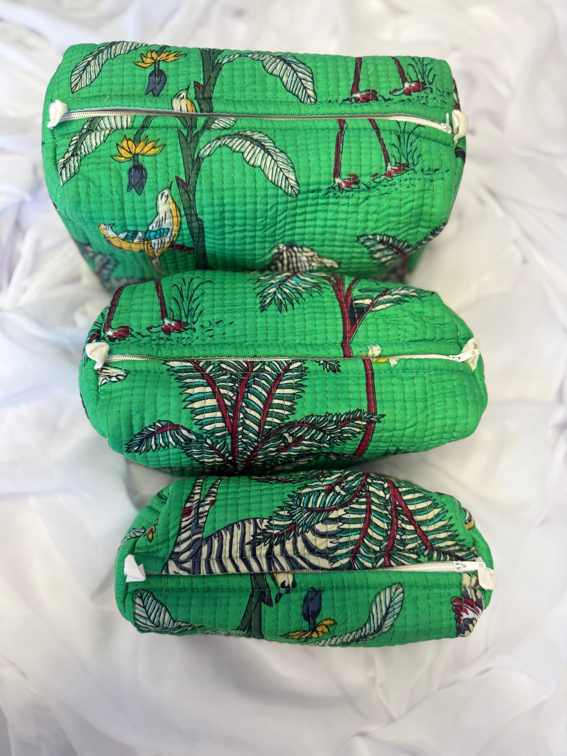 Trio Set - Green Jungle Washbags  image 1
