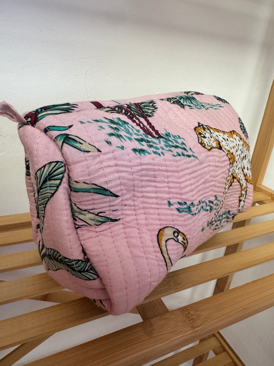 Pale Pink Jungle Set 3 Wash Bags image 0