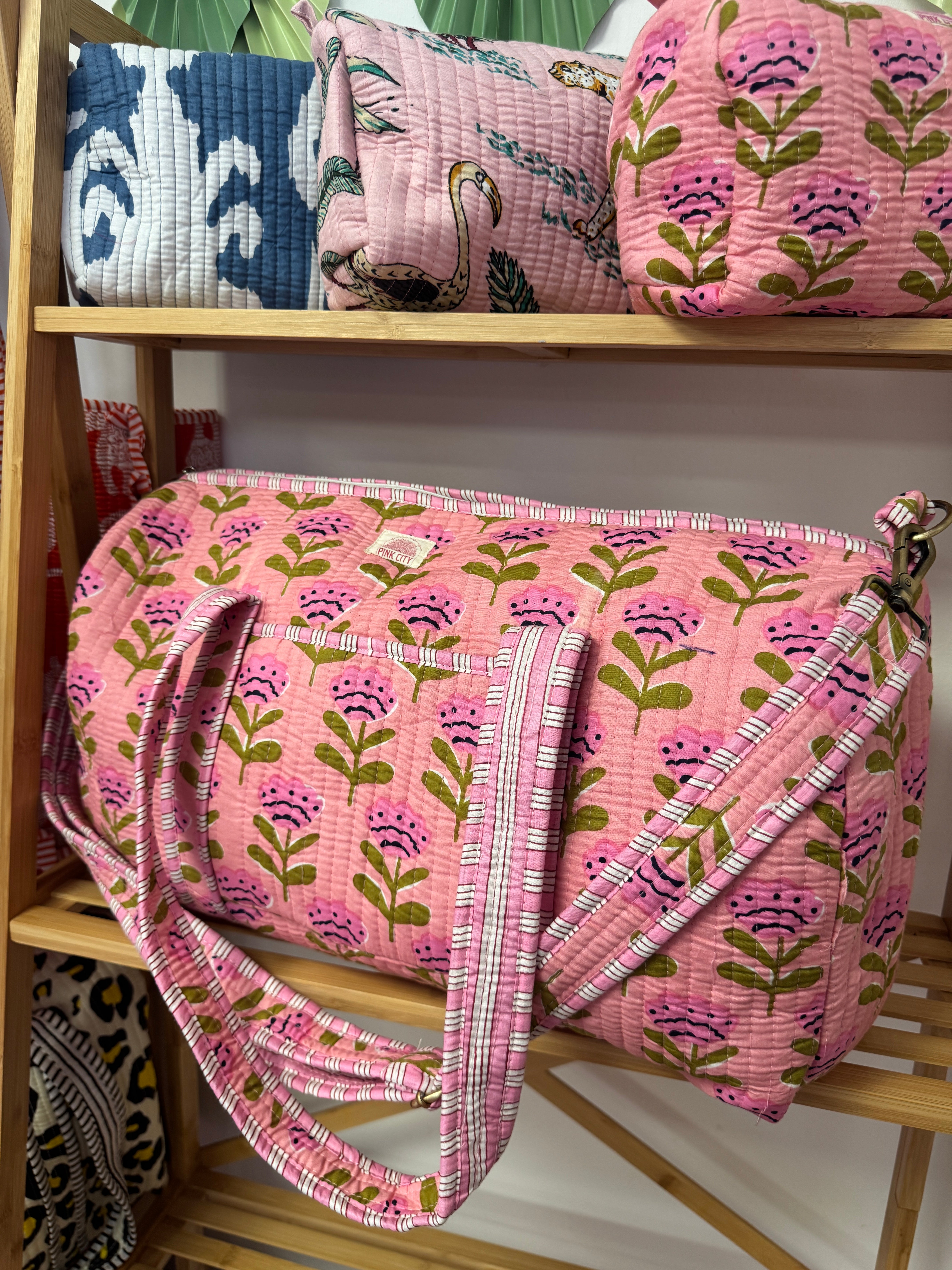 Pink Poppy Weekend bag image 1