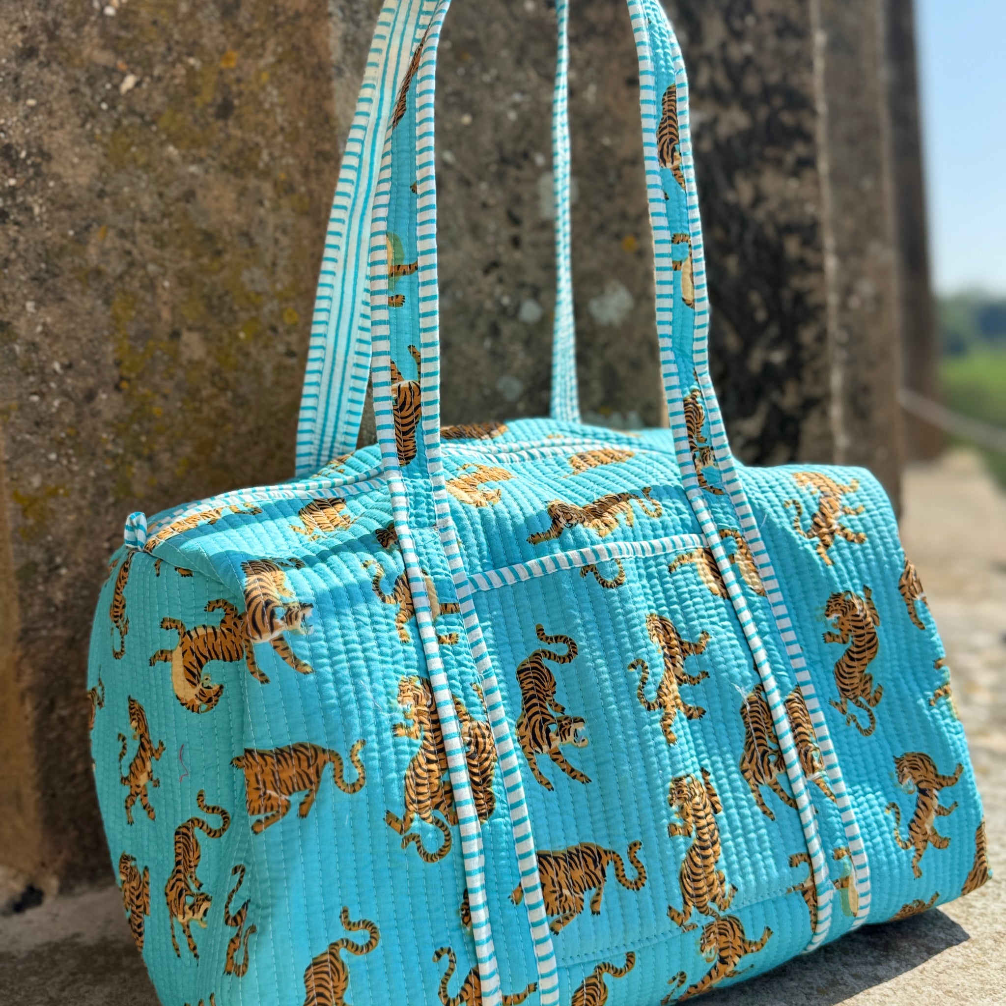 Wild Thing Blue Duffle Bag image 0