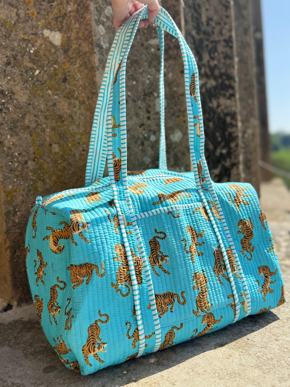 Wild Thing Blue Duffle Bag image 0