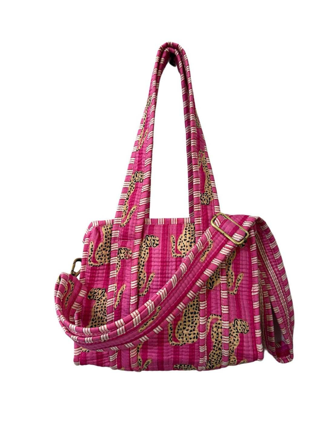 MINI TOTE Pink Cheetah image 0