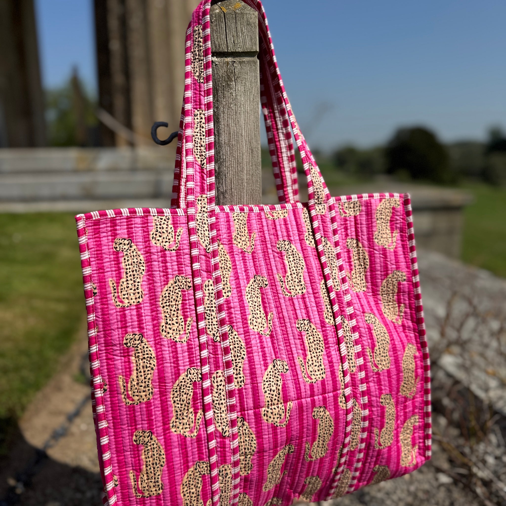 Panther Pink Reversible Tote image 0