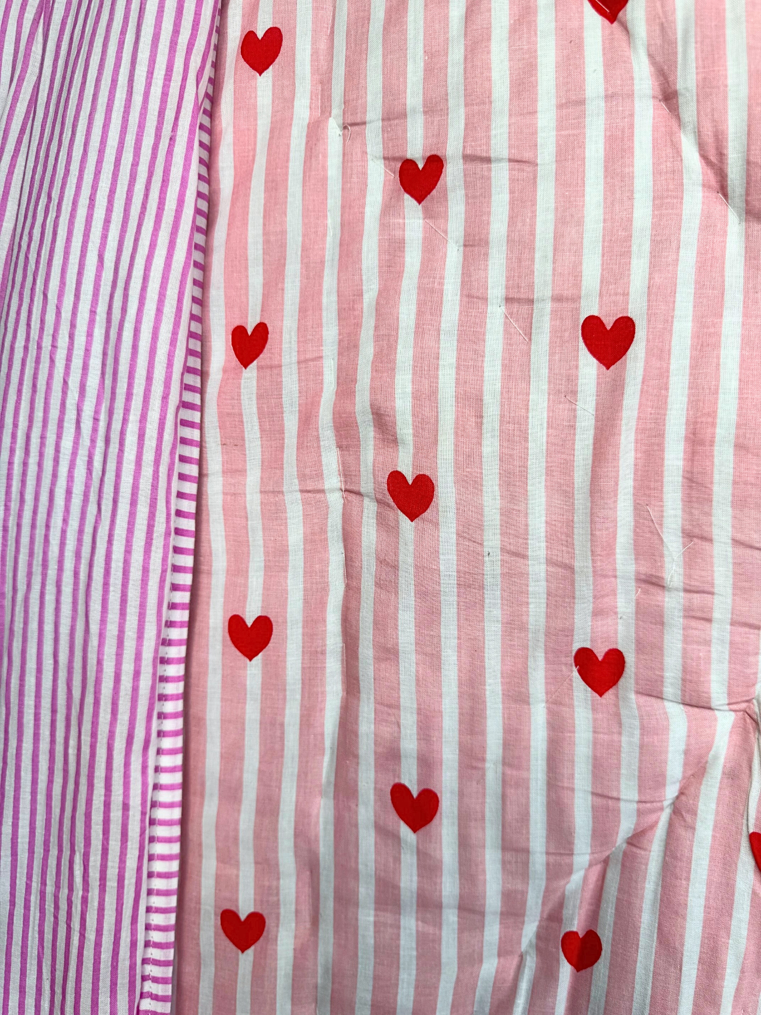 The Sweetheart Stripe Quilt
