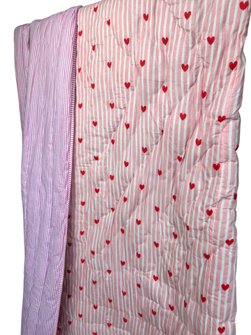 The Sweetheart Stripe Quilt
